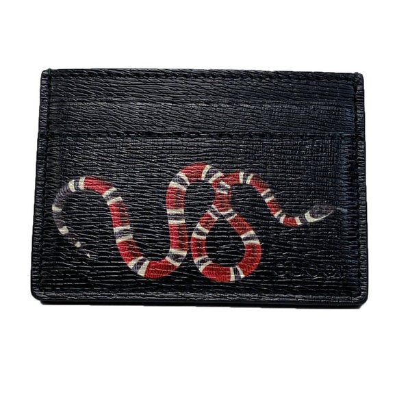 Kingsnake Print GG Supreme Card Case new in box - Picture 1 of 2